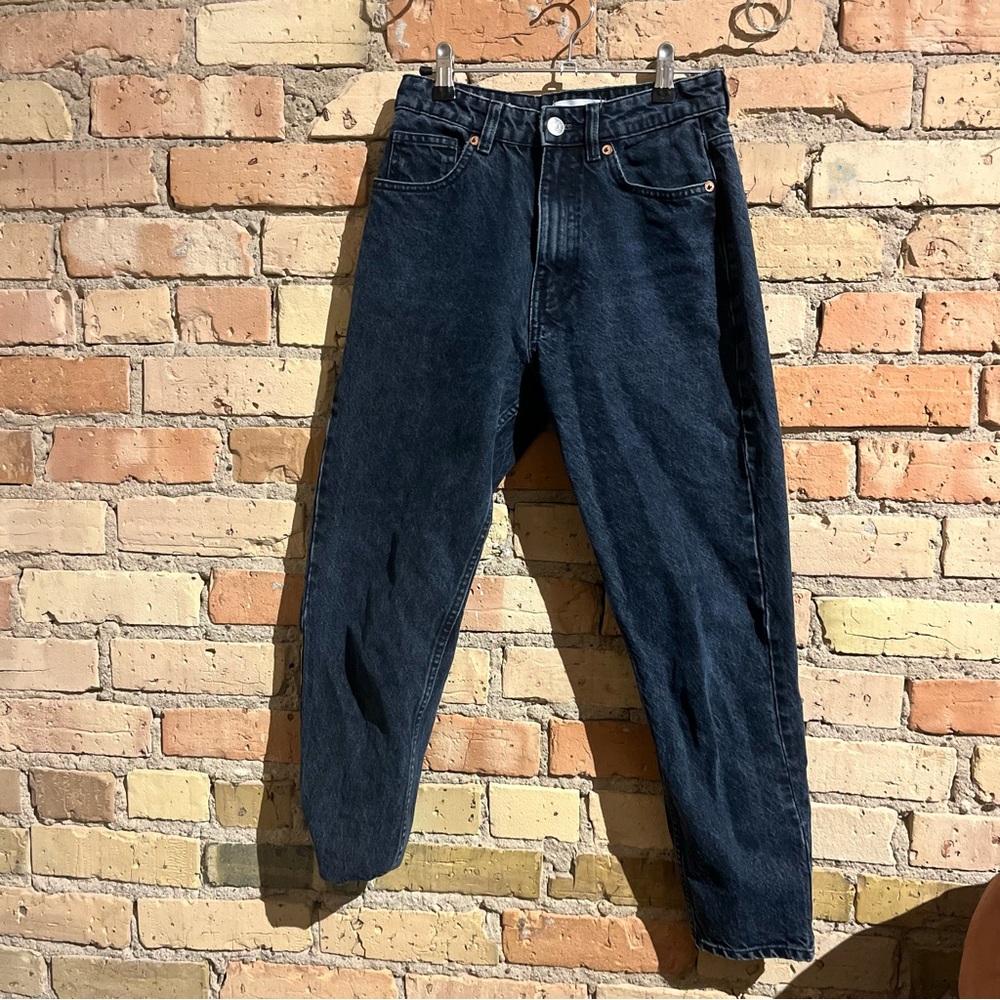 black zara jeans size 2